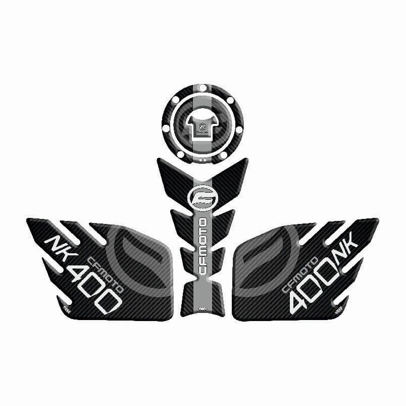 CF Moto 400 NK 2017 - 2022 Uyumlu Tank Pad Set 002 aksesuar