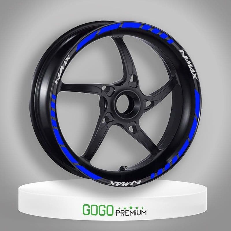 Reflektör Mavi II Yamaha Nmax Uyumlu 1 Set Jant Şeridi aksesuar