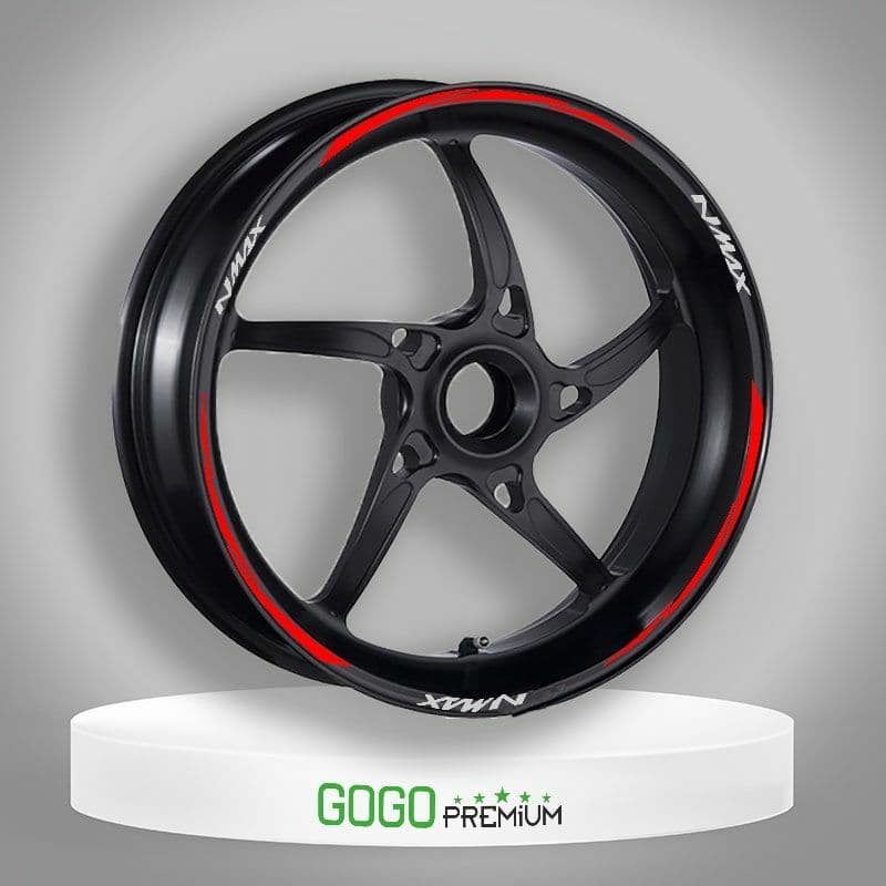 Reflektör Kırmızı III Yamaha Nmax Uyumlu 1 Set Jant Şeridi aksesuar