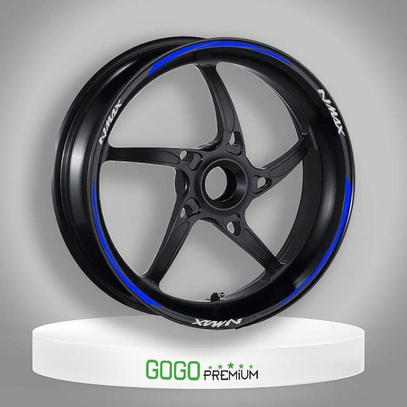 Reflektör Mavi III Yamaha Nmax Uyumlu 1 Set Jant Şeridi aksesuar