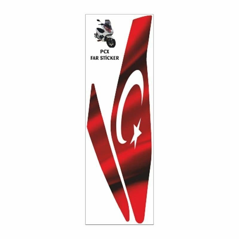 Honda PCX 2018 - 2020 Uyumlu FAR Damla Sticker aksesuar