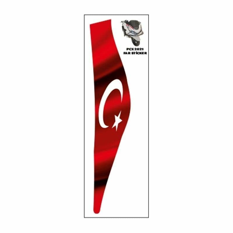 Honda PCX 2021 - 2023 Uyumlu FAR Damla Sticker aksesuar