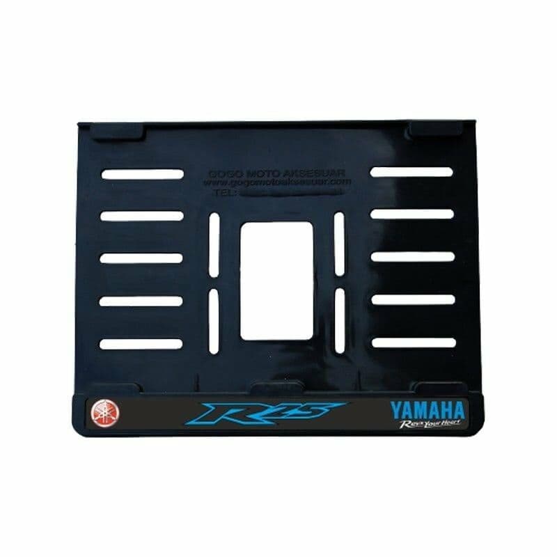 Yamaha R25 Uyumlu 2 Plastik (15X24 Cm) Kırılmaz Plakalık aksesuar