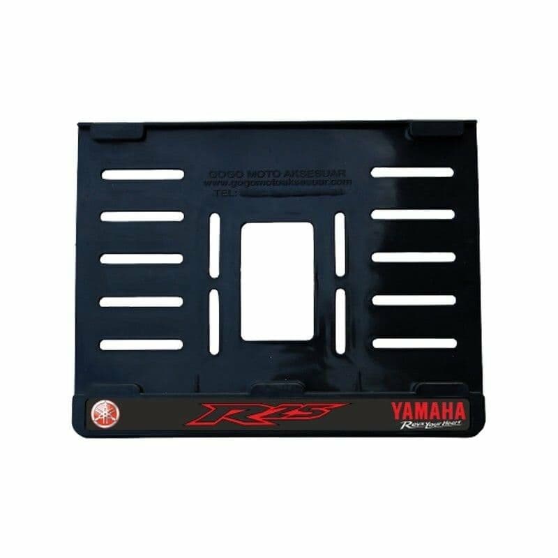 Yamaha R25 Uyumlu 3 Plastik (15X24 Cm) Kırılmaz Plakalık aksesuar