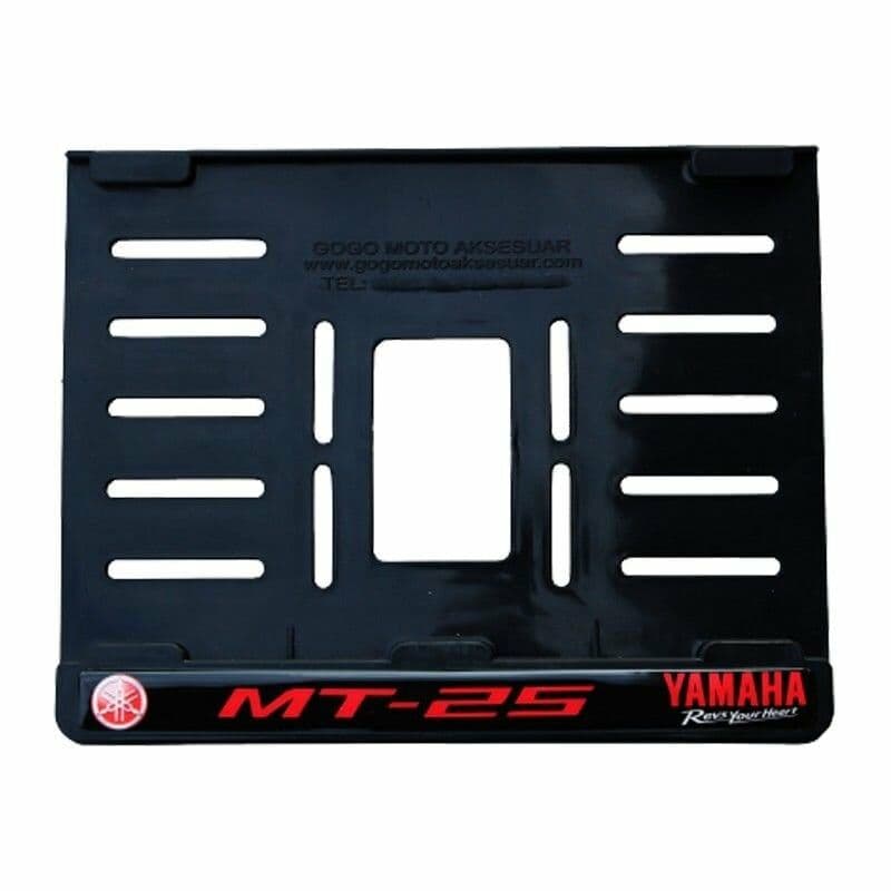 Yamaha MT-25 Uyumlu 1 Plastik (15X24 Cm) Kırılmaz Plakalık aksesuar