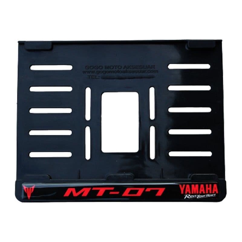 Yamaha MT-07 Uyumlu 1 Plastik (15X24 Cm) Kırılmaz Plakalık aksesuar