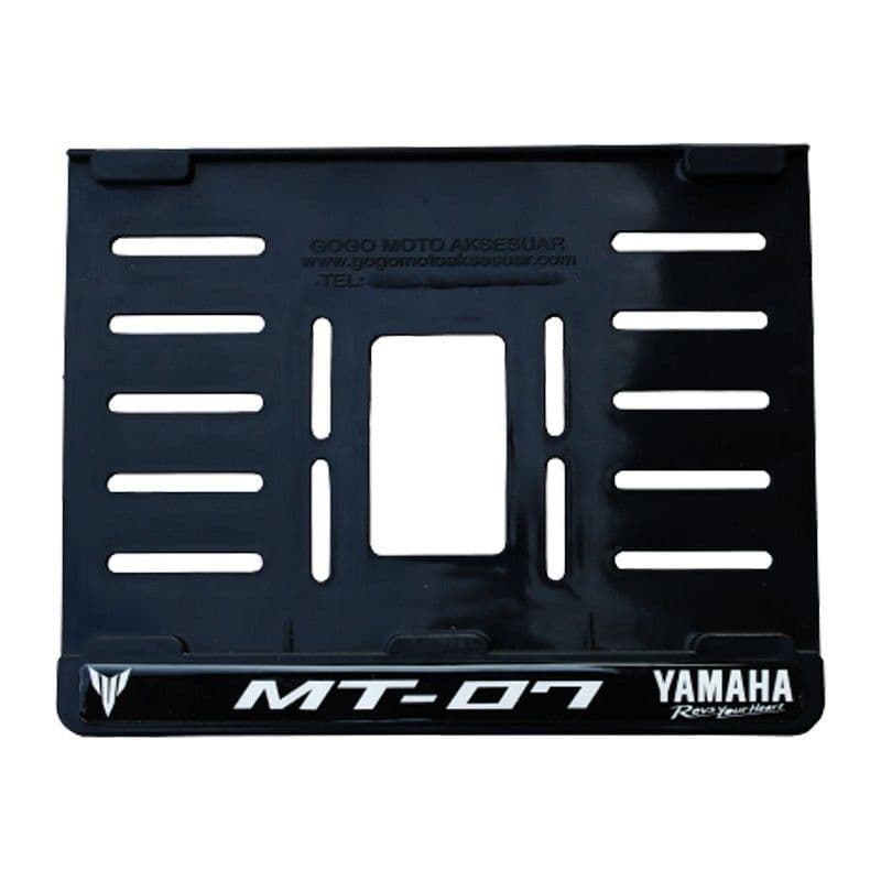 Yamaha MT-07 Uyumlu 2 Plastik (15X24 Cm) Kırılmaz Plakalık aksesuar