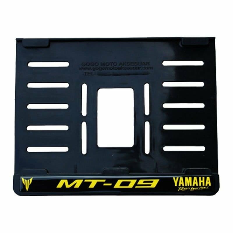 Yamaha MT-09 Uyumlu 1 Plastik (15X24 Cm) Kırılmaz Plakalık aksesuar
