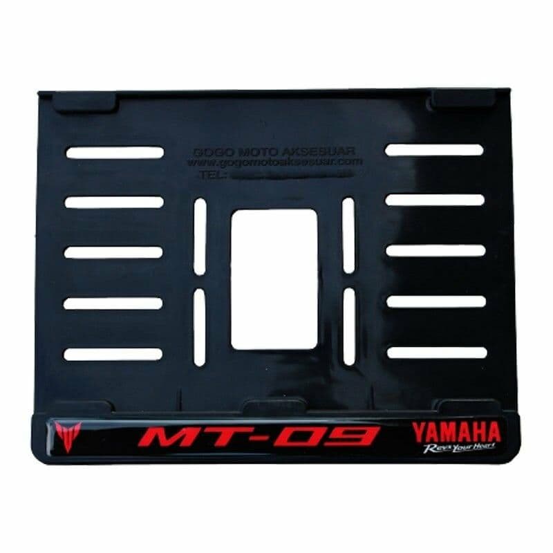 Yamaha MT-09 Uyumlu 2 Plastik (15X24 Cm) Kırılmaz Plakalık aksesuar