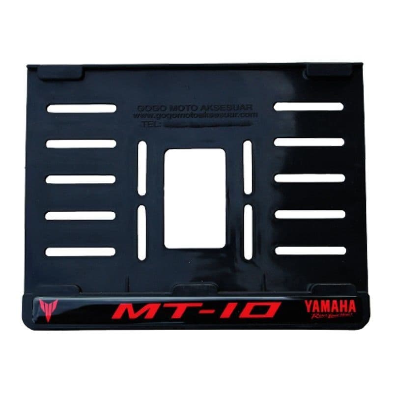 Yamaha MT-10 Uyumlu 2 Plastik (15X24 Cm) Kırılmaz Plakalık aksesuar