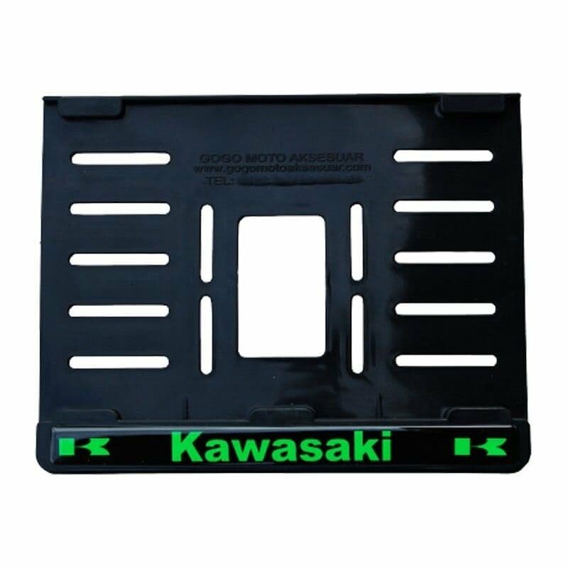 Kawasaki Uyumlu 1 Plastik (15X24 Cm) Kırılmaz Plakalık aksesuar