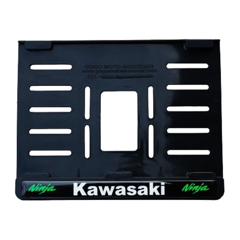 Kawasaki Uyumlu 2 Plastik (15X24 Cm) Kırılmaz Plakalık aksesuar