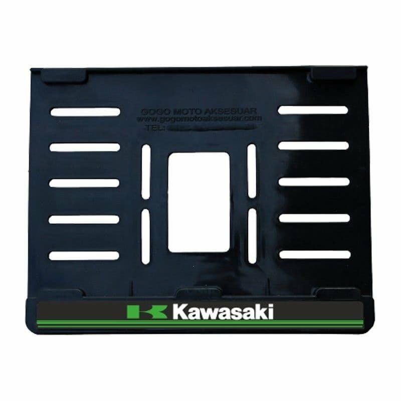 Kawasaki Uyumlu 3 Plastik (15X24 Cm) Kırılmaz Plakalık aksesuar