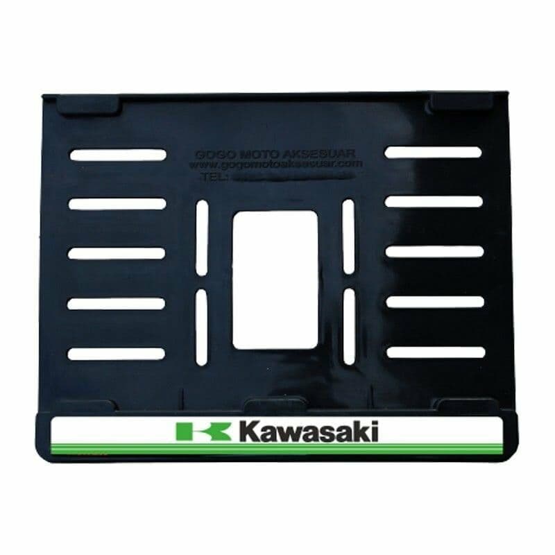 Kawasaki Uyumlu 4 Plastik (15X24 Cm) Kırılmaz Plakalık aksesuar