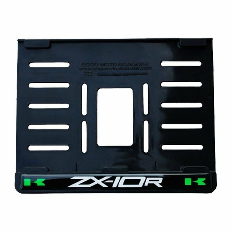Kawasaki ZX-10 R Uyumlu 2 Plastik (15X24 Cm) Kırılmaz Plakalık aksesuar