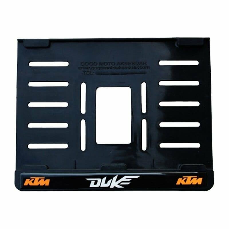 KTM Duke Uyumlu 2 Plastik (15X24 Cm) Kırılmaz Plakalık aksesuar
