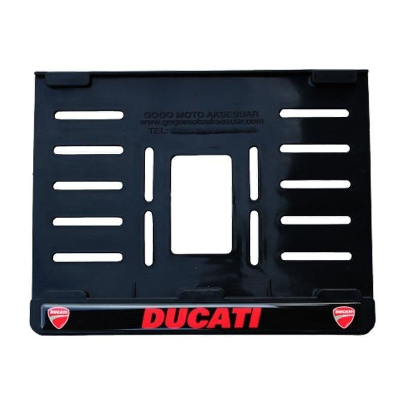 Ducatı Uyumlu Plastik (15X24 Cm) Kırılmaz Plakalık aksesuar