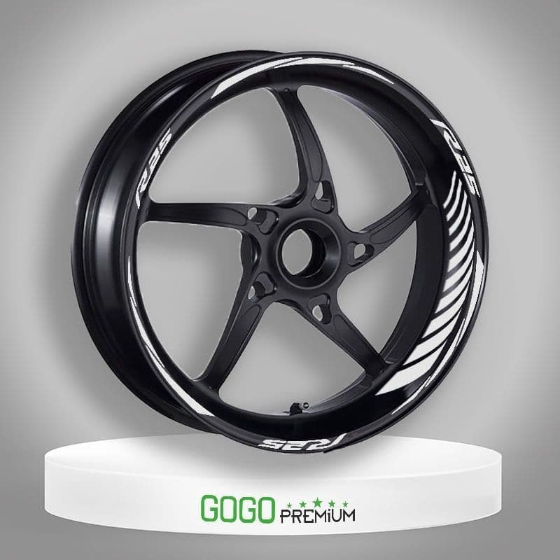 Reflektör Beyaz Racing Yamaha R25 Uyumlu 1 Set Jant Şeridi aksesuar
