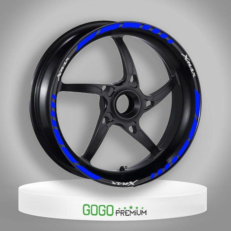 Reflektör Mavi II Yamaha Xmax Uyumlu 1 Set Jant Şeridi aksesuar