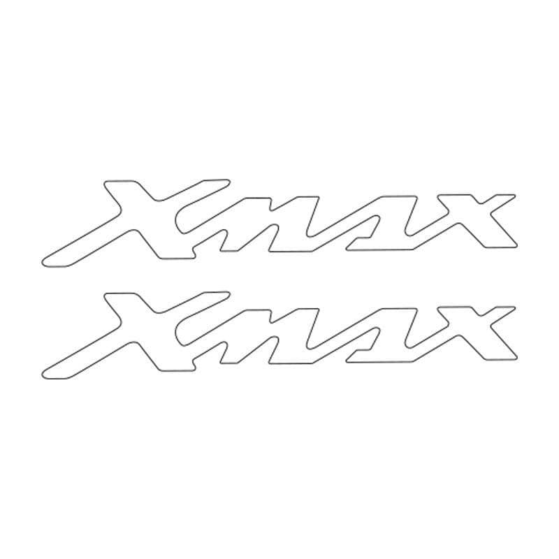 Yamaha Xmax Uyumlu Damla Yazı Beyaz 22X4 Cm Sticker aksesuar