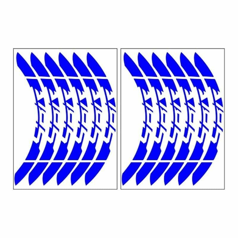Reflektör Mavi Yamaha YBR Uyumlu Büyük 1 Set Jant Şeridi aksesuar