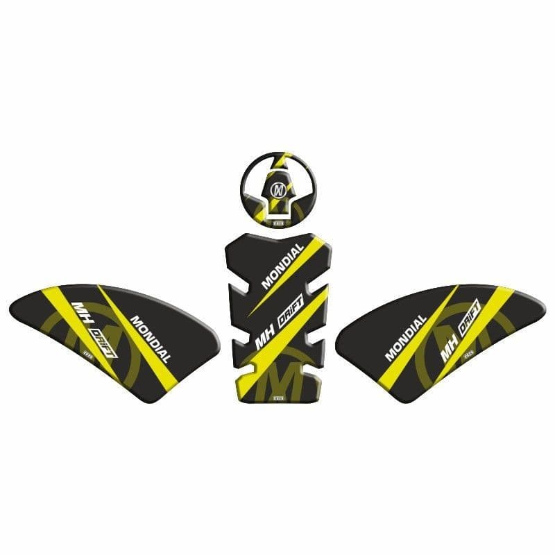 Mondial MH Drift L 125 2019 - 2024 Uyumlu Tank Pad 004 aksesuar
