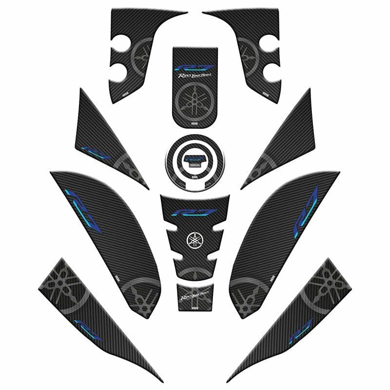 Yamaha R7 2021 - 2024 Uyumlu Full Tank PAD Set 002 aksesuar