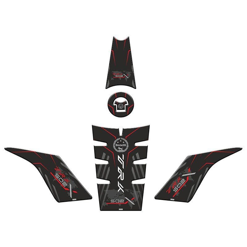 Benelli TRK 502 2017 - 2024 Uyumlu Tank PAD Set 005 aksesuar