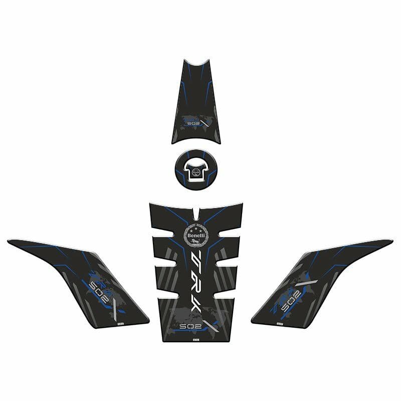 Benelli TRK 502 2017 - 2024 Uyumlu Tank PAD Set 006 aksesuar