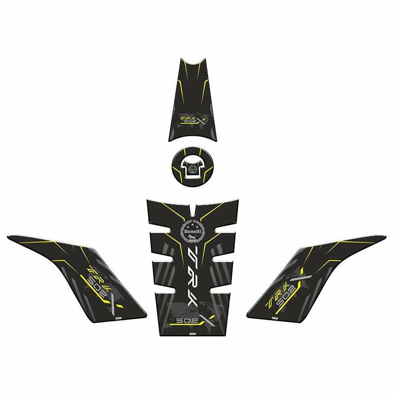 Benelli TRK 502 2017 - 2024 Uyumlu Tank PAD Set 007 aksesuar