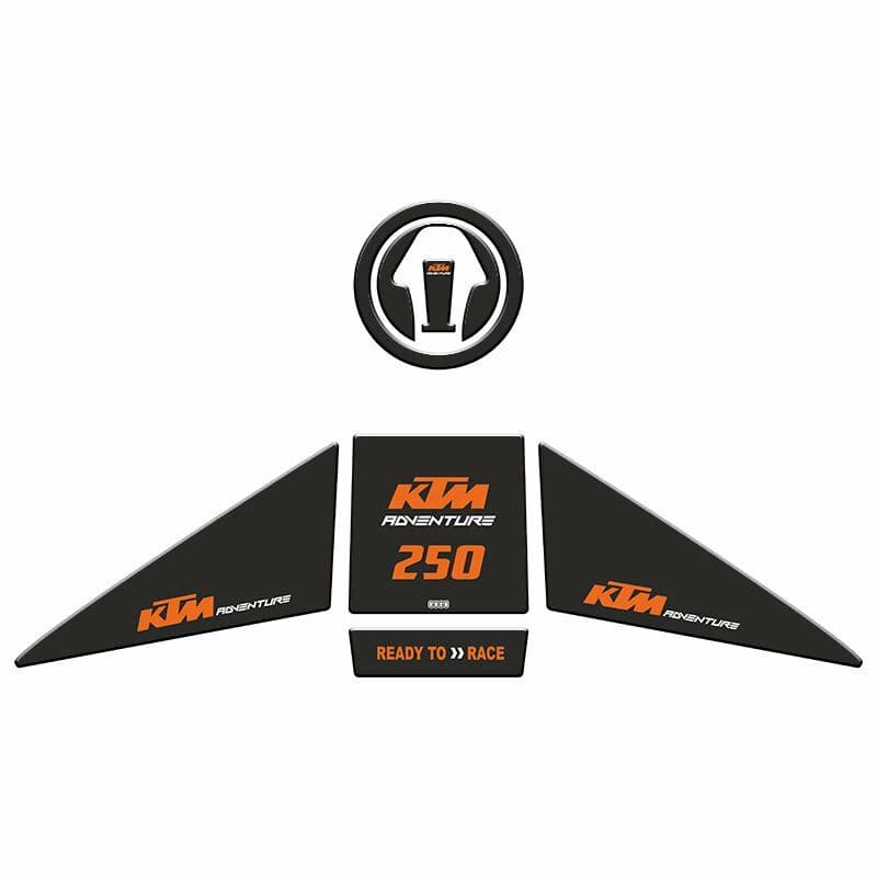 KTM 250 Adventure 2019 - 2022 Uyumlu Tank PAD Set 001 aksesuar