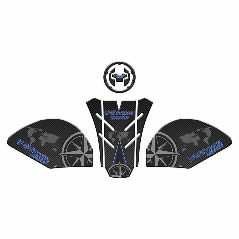 Suzukı V-strom 650 2021 - 2024 Uyumlu Tank PAD Set 001 aksesuar