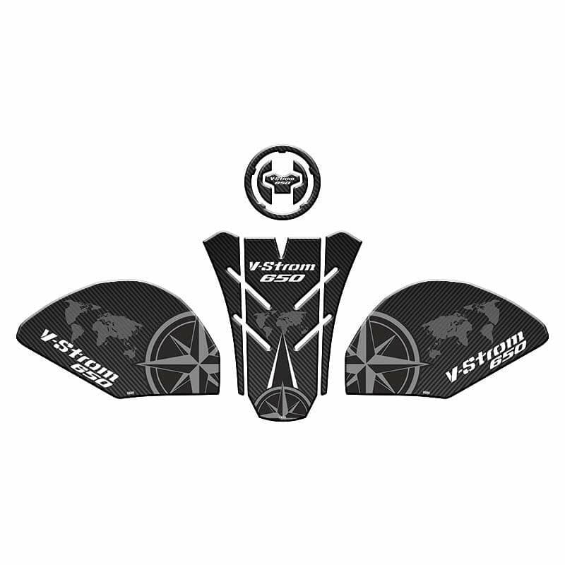 Suzukı V-strom 650 2021 - 2024 Uyumlu Tank PAD Set 003 aksesuar