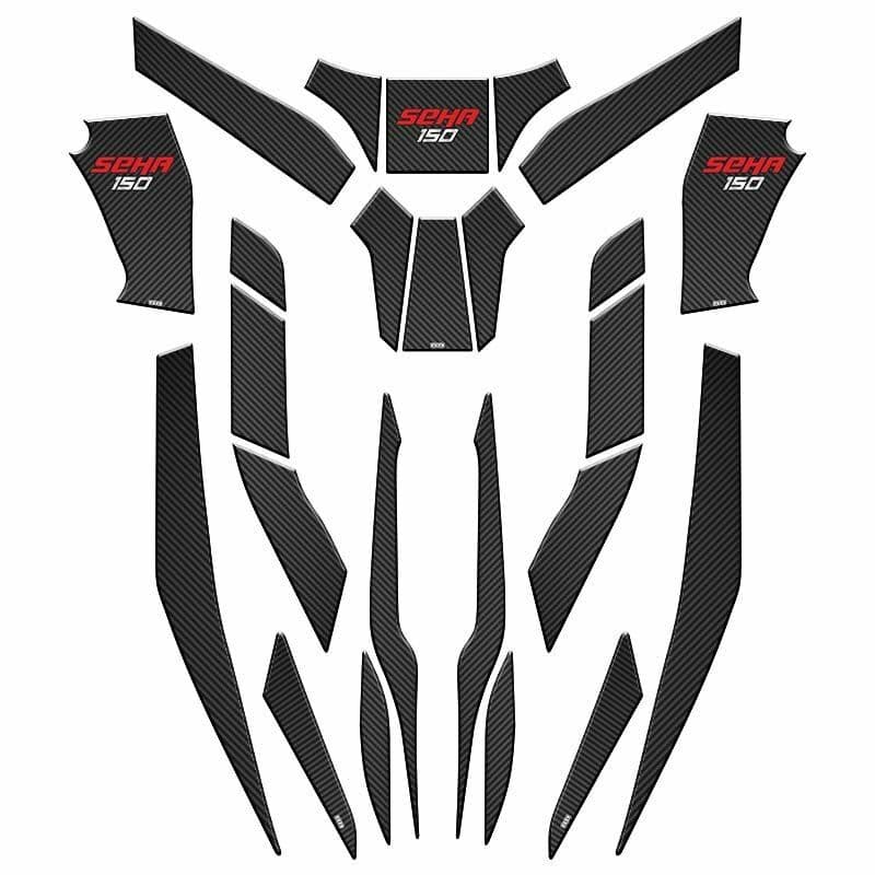 Kanuni Seha 150 2022 - 2024 Uyumlu 24 Parça Tank PAD Set 002 aksesuar
