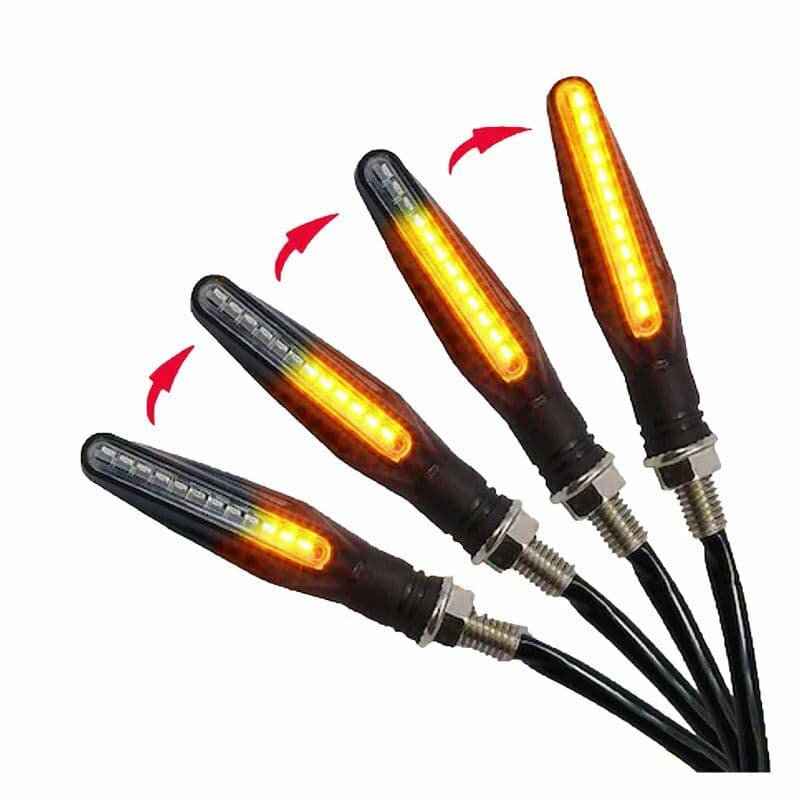 Universal Kayar Sarı LED Sinyal Beyaz Renk Parklı aksesuar