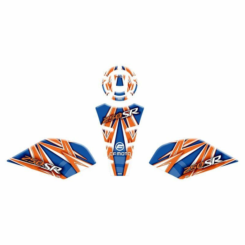 CF Moto 250 SR 2020 - 2024 Uyumlu Tank PAD Set 008 aksesuar