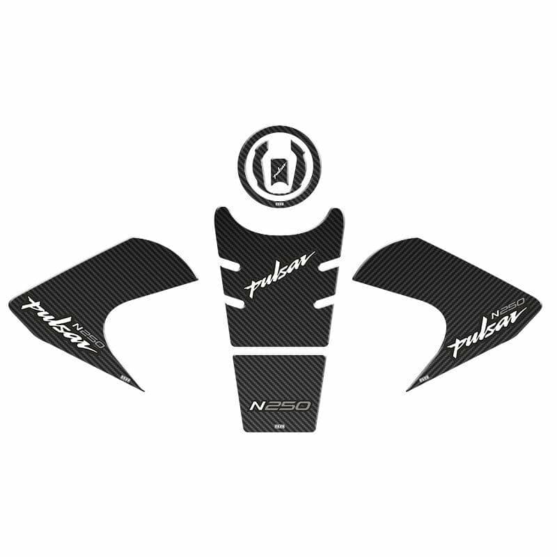 Bajaj Pulsar N250 2022 - 2024 Uyumlu Tank Pad Set 001 aksesuar