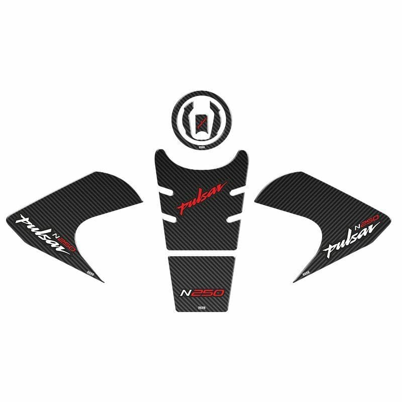 Bajaj Pulsar N250 2022 - 2024 Uyumlu Tank Pad Set 002 aksesuar