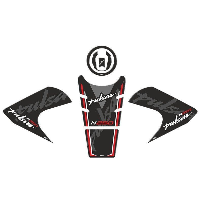 Bajaj Pulsar N250 2022 - 2024 Uyumlu Tank Pad Set 004 aksesuar
