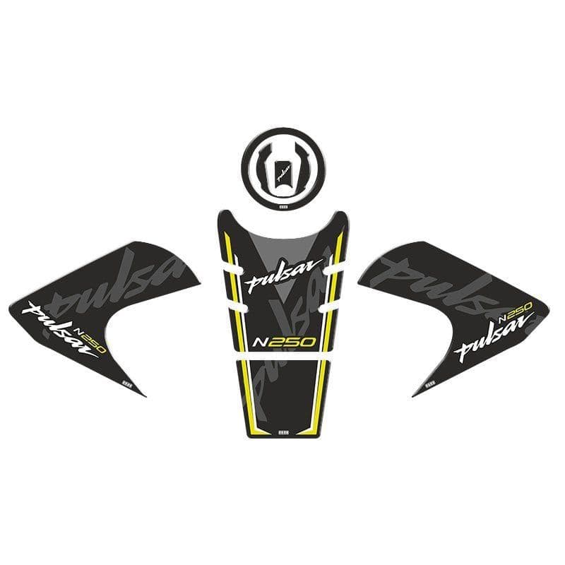 Bajaj Pulsar N250 2022 - 2024 Uyumlu Tank Pad Set 005 aksesuar
