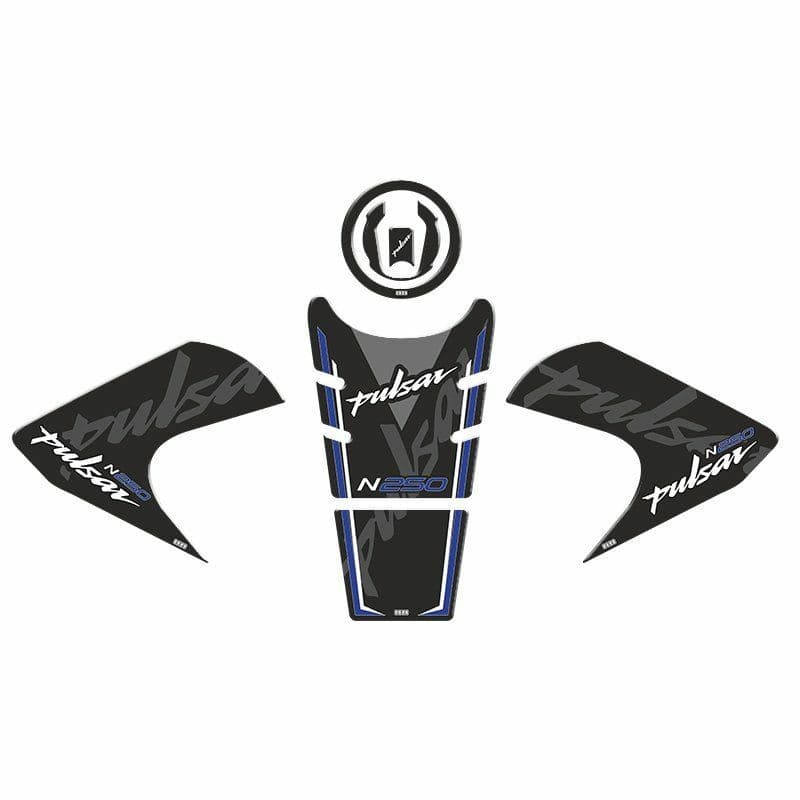 Bajaj Pulsar N250 2022 - 2024 Uyumlu Tank Pad Set 007 aksesuar