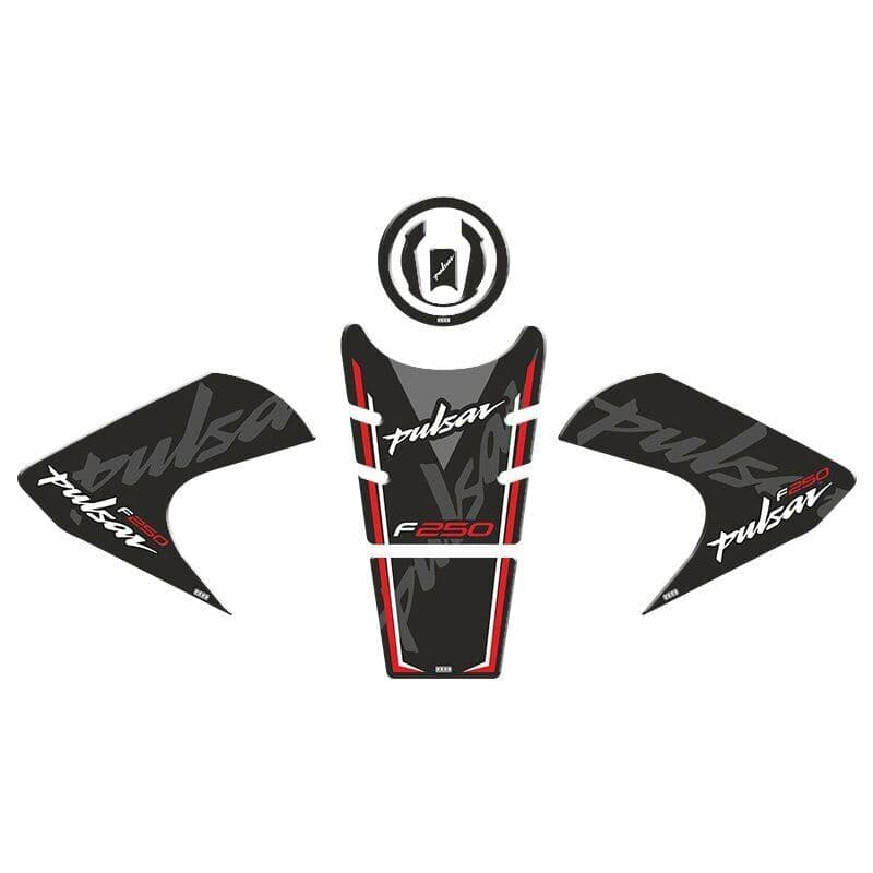 Bajaj Pulsar F250 2022 - 2024 Uyumlu Tank Pad Set 004 aksesuar