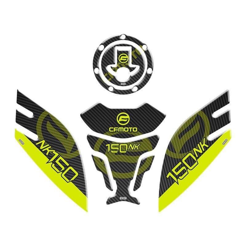 CF Moto 150 NK 2016 - 2023 Uyumlu Tank Pad Set 004 aksesuar