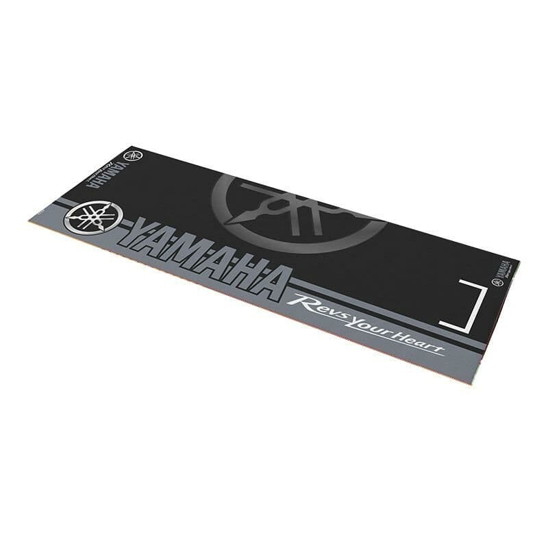 Yamaha Uyumlu GRİ Desenli 80 X 220 Cm Kaydırmaz Motosiklet Halısı aksesuar