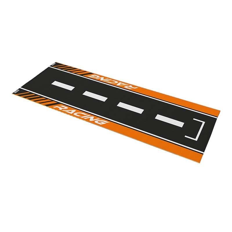 Universal Turuncu Desenli 80 X 220 Cm Kaydırmaz Motosiklet Halısı aksesuar