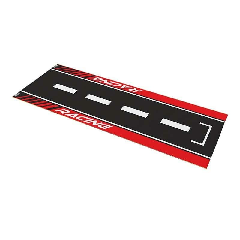 Universal Kırmızı Desenli 80 X 220 Cm Kaydırmaz Motosiklet Halısı aksesuar
