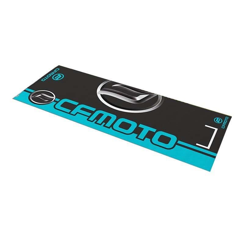 CF Moto Uyumlu Mavi Desenli 80 X 220 Cm Kaydırmaz Motosiklet Halısı aksesuar