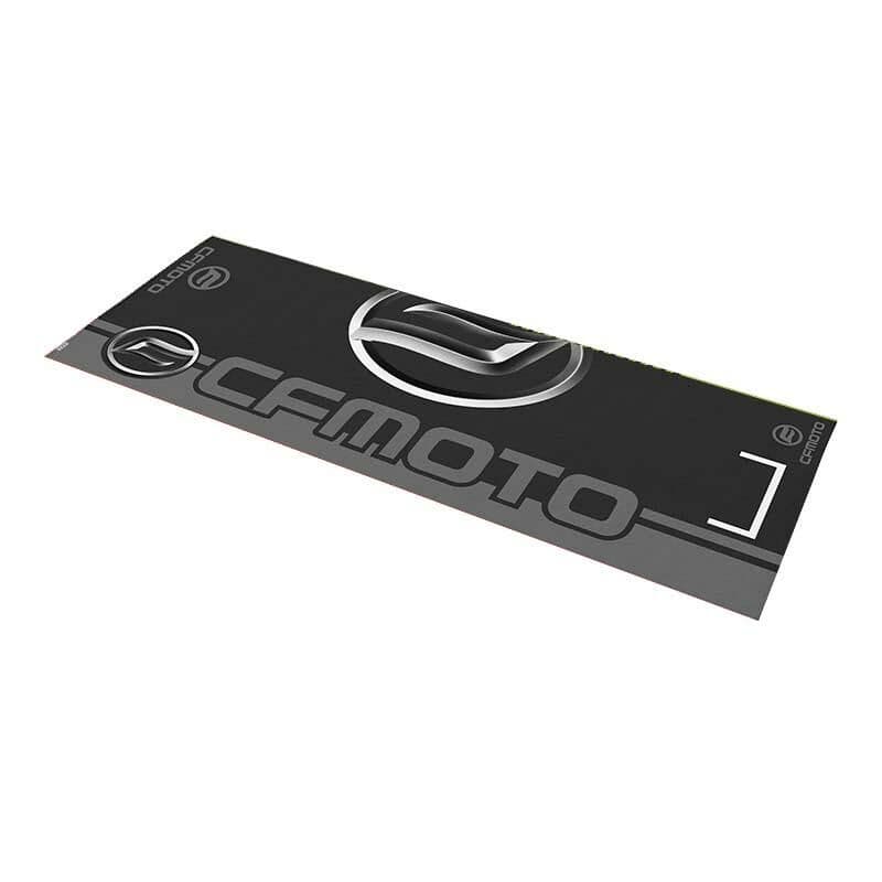 CF Moto Uyumlu GRİ Desenli 80 X 220 Cm Kaydırmaz Motosiklet Halısı aksesuar
