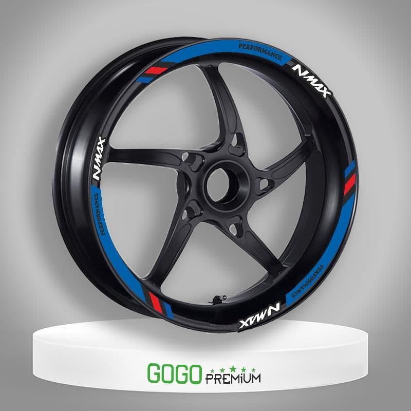 M Power Mavi Yamaha Nmax Uyumlu 1 Set Jant Şeridi aksesuar