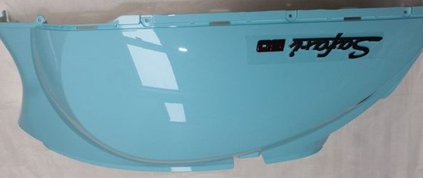 SCOOTER SAFARI 50 - SOL KORUMA LEVHASI BEYAZ SAFARI 50